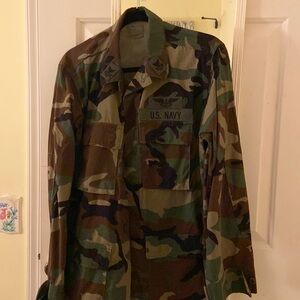 Us navy jacket size small long